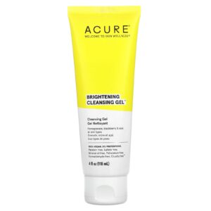 Acure brightening facial gel cleanser