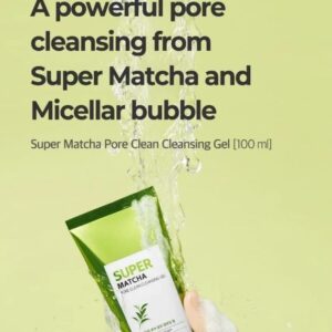 Super Matcha Pore Clean Cleansing Gel, 3.38 fl oz (100 ml)